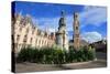 Medieval Market Square of Brugge-mary416-Stretched Canvas