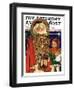 "Medieval Merry Christmas," Saturday Evening Post Cover, December 25, 1926-Joseph Christian Leyendecker-Framed Giclee Print