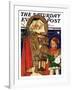 "Medieval Merry Christmas," Saturday Evening Post Cover, December 25, 1926-Joseph Christian Leyendecker-Framed Giclee Print