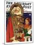 "Medieval Merry Christmas," Saturday Evening Post Cover, December 25, 1926-Joseph Christian Leyendecker-Mounted Giclee Print