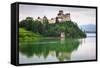 Medieval Niedzica Castle at Czorsztyn Lake in Poland-Patryk Kosmider-Framed Stretched Canvas