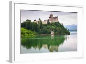 Medieval Niedzica Castle at Czorsztyn Lake in Poland-Patryk Kosmider-Framed Photographic Print