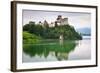 Medieval Niedzica Castle at Czorsztyn Lake in Poland-Patryk Kosmider-Framed Photographic Print