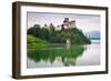 Medieval Niedzica Castle at Czorsztyn Lake in Poland-Patryk Kosmider-Framed Photographic Print