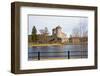 Medieval Olavinlinna Castle in Savonlinna, Finland-snowturtle-Framed Photographic Print