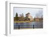 Medieval Olavinlinna Castle in Savonlinna, Finland-snowturtle-Framed Photographic Print