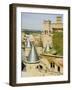 Medieval Old Town, Olite, Navarra, Euskadi, Spain-Christian Kober-Framed Photographic Print