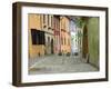 Medieval Old Town, Sighisoara, Transylvania, Romania-Russell Young-Framed Photographic Print