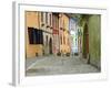 Medieval Old Town, Sighisoara, Transylvania, Romania-Russell Young-Framed Photographic Print
