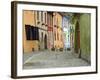 Medieval Old Town, Sighisoara, Transylvania, Romania-Russell Young-Framed Photographic Print