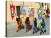 Medieval Parade of Giostra Del Saracino, Arezzo, Tuscany, Italy, Europe-Tondini Nico-Stretched Canvas