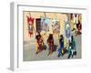 Medieval Parade of Giostra Del Saracino, Arezzo, Tuscany, Italy, Europe-Tondini Nico-Framed Premium Photographic Print