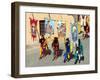 Medieval Parade of Giostra Del Saracino, Arezzo, Tuscany, Italy, Europe-Tondini Nico-Framed Photographic Print