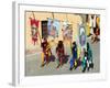 Medieval Parade of Giostra Del Saracino, Arezzo, Tuscany, Italy, Europe-Tondini Nico-Framed Photographic Print