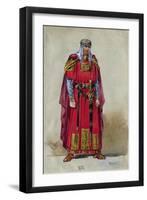 Medieval Prince. Costume Design-Léon Bakst-Framed Giclee Print