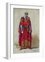 Medieval Prince. Costume Design-Léon Bakst-Framed Giclee Print