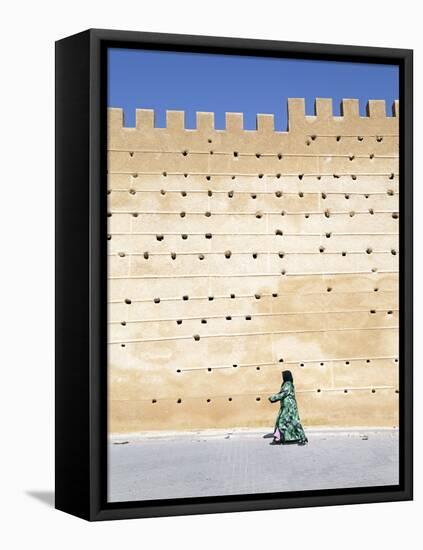 Medieval Ramparts of the Old City, Fes El Bali, Fes, Morocco, North Africa-Gavin Hellier-Framed Stretched Canvas