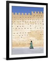 Medieval Ramparts of the Old City, Fes El Bali, Fes, Morocco, North Africa-Gavin Hellier-Framed Photographic Print