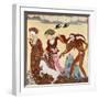 Medieval Scene-Georges Barbier-Framed Giclee Print