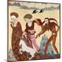 Medieval Scene-Georges Barbier-Mounted Giclee Print