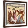 Medieval Scene-Georges Barbier-Framed Giclee Print