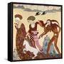 Medieval Scene-Georges Barbier-Framed Stretched Canvas