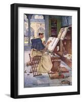 Medieval Scribe-Joseph Ratcliffe Skelton-Framed Giclee Print