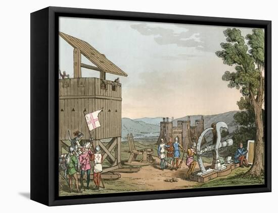 Medieval Siege Weapons-Charles Hamilton Smith-Framed Stretched Canvas