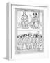 Medieval Singing Contest, Wartburg-null-Framed Art Print