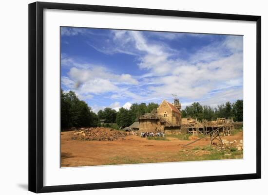 Medieval Site of the Castle of Guedelon, Puisaye, Burgundy, France, Europe-Godong-Framed Photographic Print