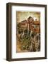 Medieval Spain Artistic Vintage Series - Cuenca-Maugli-l-Framed Photographic Print