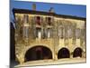 Medieval Stone House, La Bastide D'Armagnac, Landes, Aquitaine, France-Michael Busselle-Mounted Photographic Print