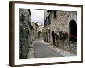 Medieval Street, Assisi, Umbria, Italy-Marilyn Parver-Framed Photographic Print