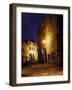 Medieval Street at Night, Radda, Chianti, Siena, Tuscany, Italy-Marilyn Parver-Framed Photographic Print