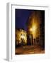 Medieval Street at Night, Radda, Chianti, Siena, Tuscany, Italy-Marilyn Parver-Framed Photographic Print