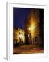 Medieval Street at Night, Radda, Chianti, Siena, Tuscany, Italy-Marilyn Parver-Framed Photographic Print