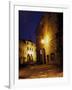 Medieval Street at Night, Radda, Chianti, Siena, Tuscany, Italy-Marilyn Parver-Framed Photographic Print