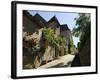 Medieval Street in the Old Town, Sarlat, Sarlat Le Caneda, Dordogne, France, Europe-Peter Richardson-Framed Photographic Print