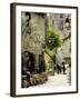 Medieval Street in Walled and Turreted Fortress of La Cite, Carcassonne, UNESCO World Heritge Site-Peter Richardson-Framed Photographic Print