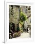 Medieval Street in Walled and Turreted Fortress of La Cite, Carcassonne, UNESCO World Heritge Site-Peter Richardson-Framed Photographic Print