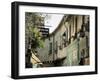 Medieval Street in Walled and Turreted Fortress of La Cite, Carcassonne, UNESCO World Heritge Site-Peter Richardson-Framed Photographic Print