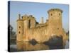 Medieval Stronghold, Caerlaverock Castle Ruin, Dumfries and Galloway, Scotland-James Emmerson-Stretched Canvas