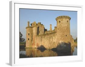 Medieval Stronghold, Caerlaverock Castle Ruin, Dumfries and Galloway, Scotland-James Emmerson-Framed Photographic Print