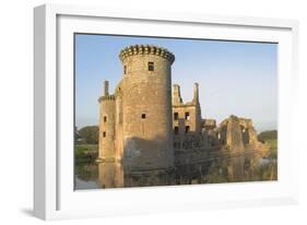 Medieval Stronghold, Caerlaverock Castle Ruin, Dumfries and Galloway, Scotland-James Emmerson-Framed Photographic Print