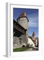 Medieval Towers and City Walls in the Old Town of Tallinn, Estonia, Europe-Stuart Forster-Framed Photographic Print