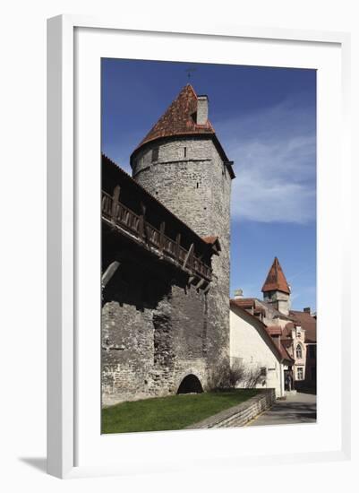 Medieval Towers and City Walls in the Old Town of Tallinn, Estonia, Europe-Stuart Forster-Framed Photographic Print