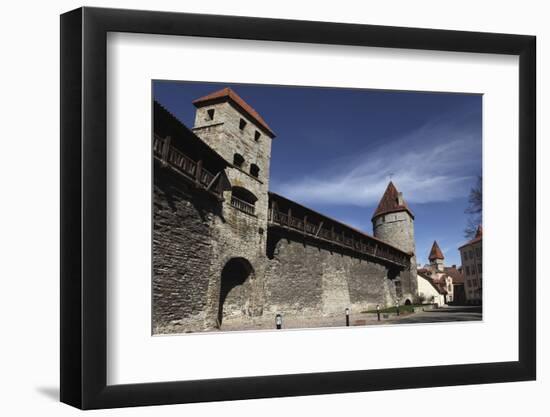 Medieval Towers and City Walls in the Old Town of Tallinn, Estonia, Europe-Stuart Forster-Framed Photographic Print