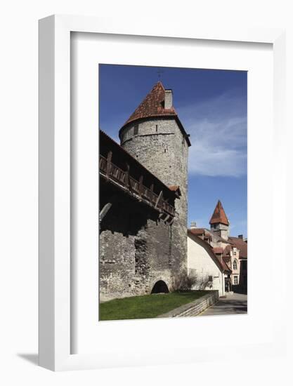 Medieval Towers and City Walls in the Old Town of Tallinn, Estonia, Europe-Stuart Forster-Framed Photographic Print