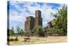 Medieval Towers at San Pietro Church, Tuscania, Viterbo Province, Latium, Italy, Europe-Nico Tondini-Stretched Canvas