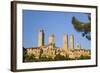 Medieval Towers Lit by the Rising Sun, San Gimignano, Siena, Tuscany, Italy, Europe-Ruth Tomlinson-Framed Photographic Print